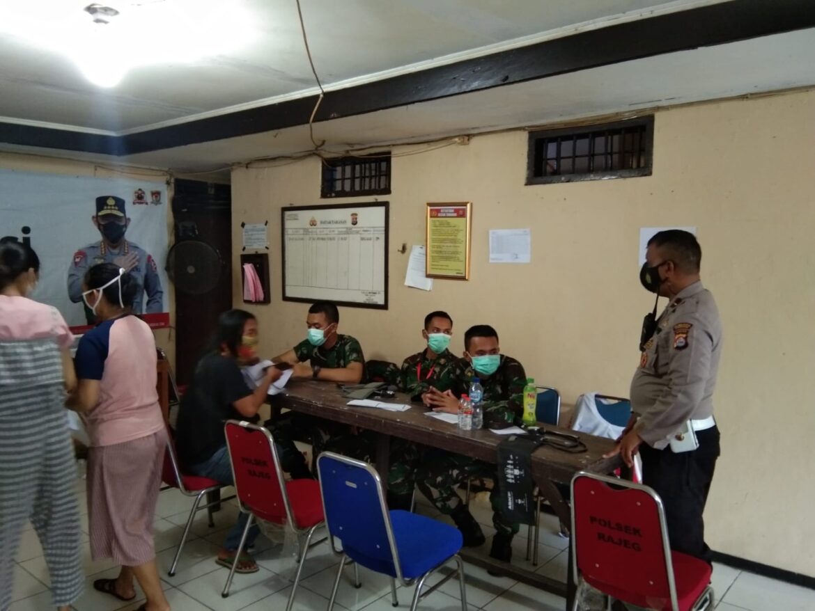 Guna Percepatan Vaksinasi, Polsek Rajeg Polresta Tangerang kembali Membuka Gerai Vaksinasi Presisi
