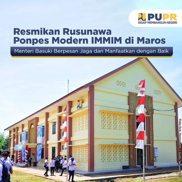 Rusunawa Modern IMMIM terdiri dari satu tower setinggi dua lantai dengan luas bangunan 1.128 m2