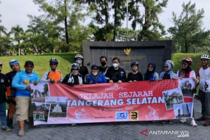 Warga Tangsel, Kali ini berolah raga ke tempat bersejarah di Kota Tangerang Sealatan
