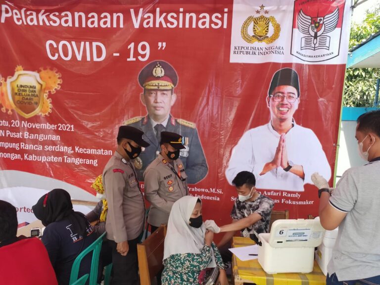 Dipenghujung kegiatan Kapolsek Panongan mengimbau dan mengajak kepada seluruh masyarakat