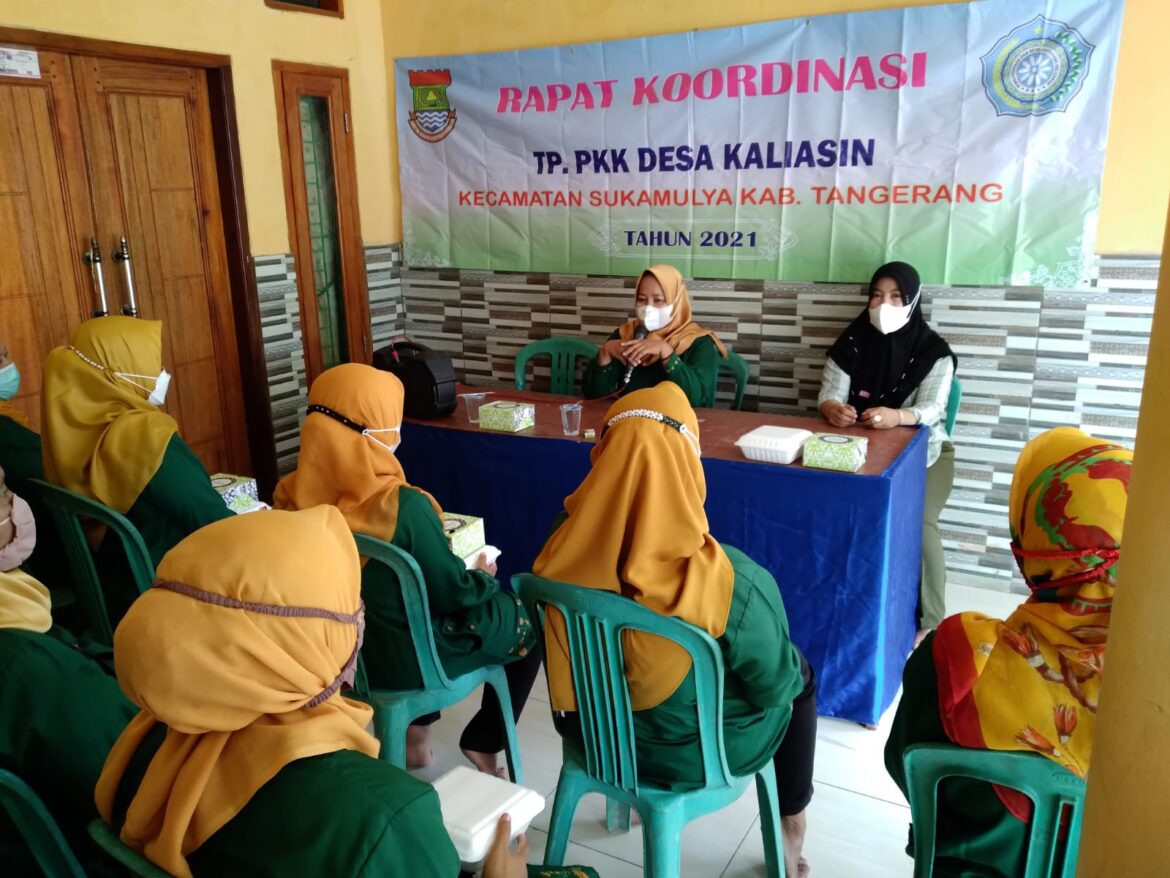 TP PKK Desa Kaliasin Gelar Rapat Koordinasi dan Evaluasi Kinerja Pokja Serta Kader Posyandu