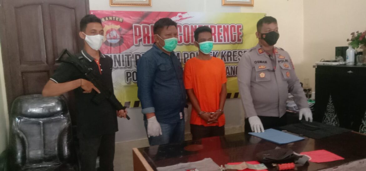 Polsek Kresek Gelar Press Conference Ungkap Kasus 363 Curat