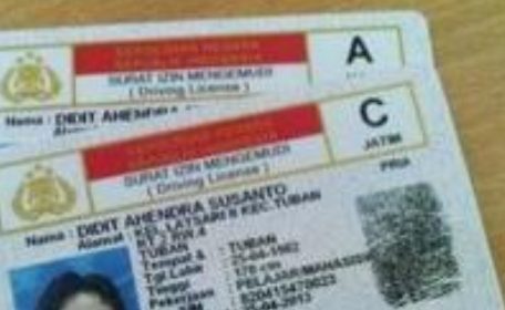 Dua jenis SIM yang paling umum bagi masyarakat adalah SIM A dan SIM C. dan SIM A wajib