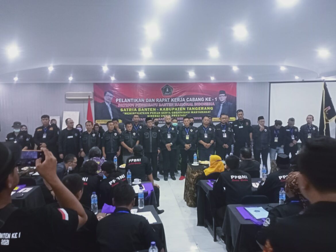 Ketua Umum PPBNI- Satria Banten TB Oyim Munandar Sugriwa Lantik Para Pengurus DPC PPBNI , Kabupaten Tangerang