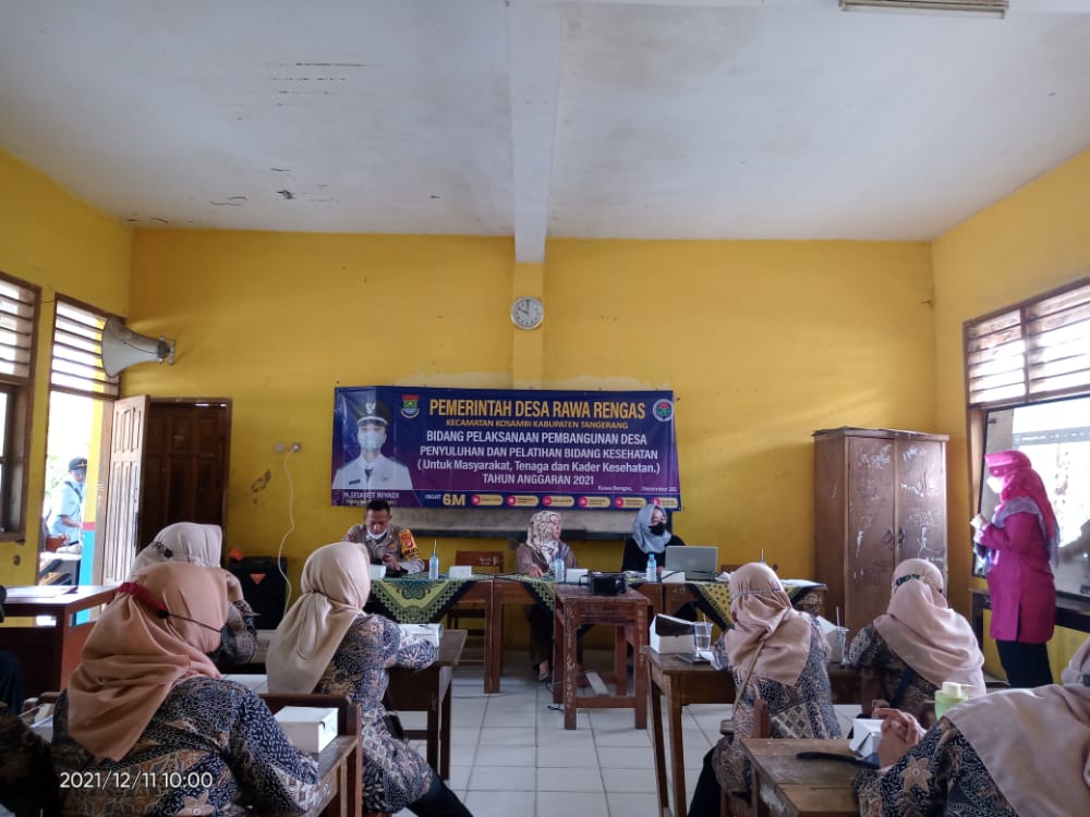 Pemdes Rawa Rengas, Gelar Penyuluhan, Pelatihan di Bidang Kesehatan