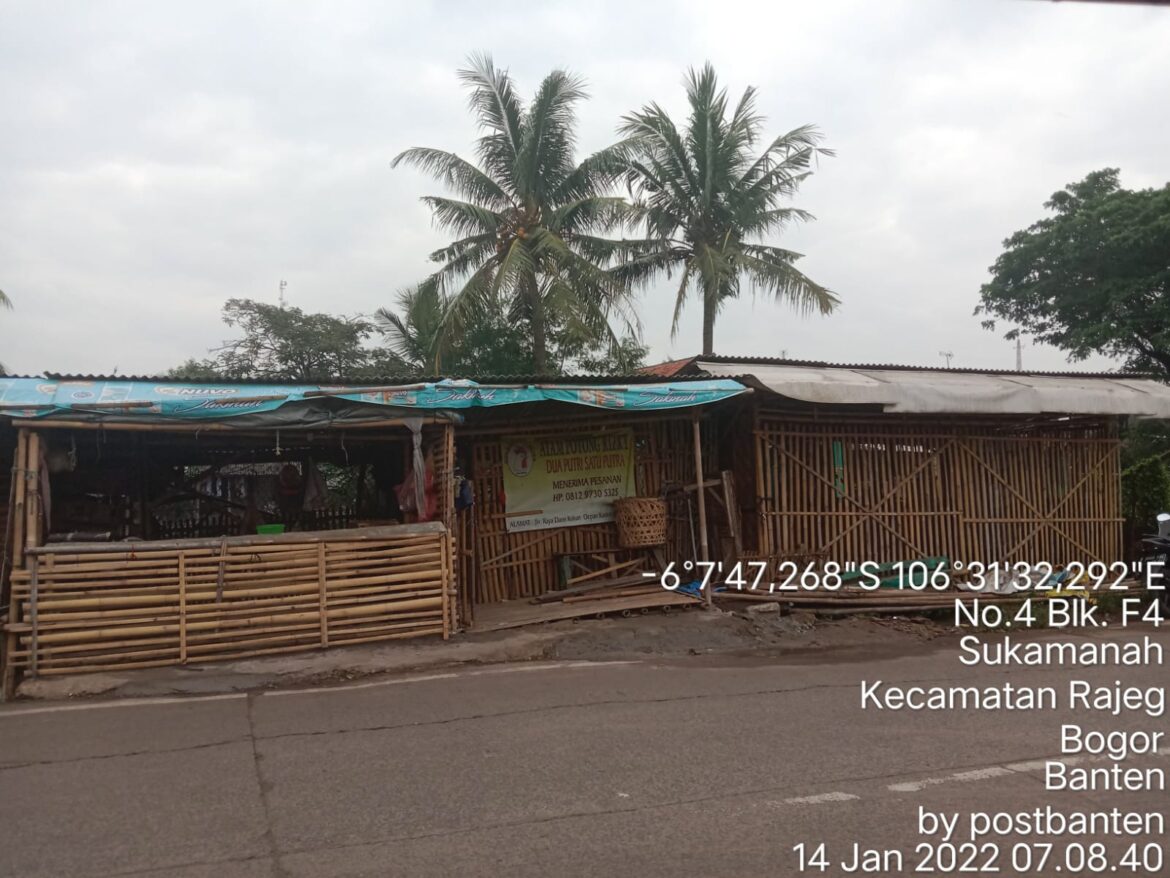 SEMAKIN HARI, BANGUNAN LIAR DI SEPANJANG  SUNGAI CISADANE BARAT, SEMAKIN MENJAMUR, DI DUGA PEMERINTAH TUTUP MATA