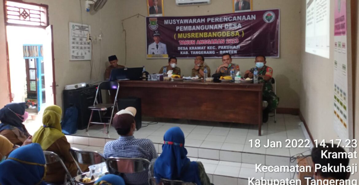 Musrenbang Desa kramat Tahun 2022-2023 Berjalan Lancar, sukses