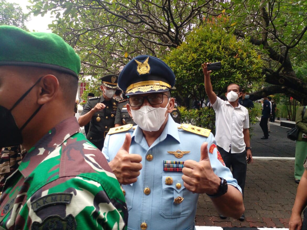 Maksud kedatangannya untuk mengikuti Upacara Peringatan ke-76 Hari Bhakti Taruna