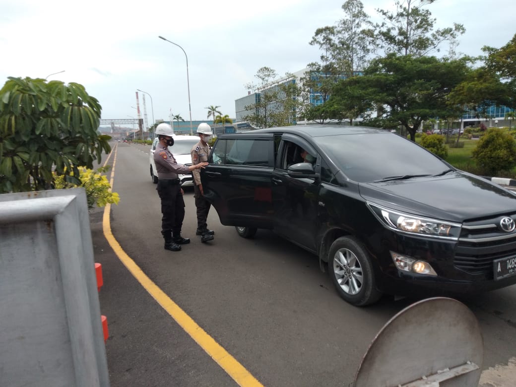 Pastikan Keamanan Objek Vital, Ditpamobvit Polda Banten Lakukan Pengamanan di PT Krakatau Posco