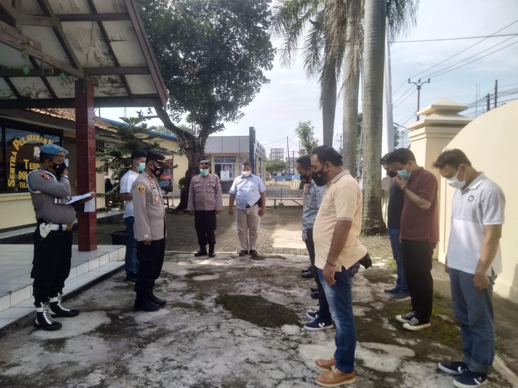 Mengecek Kedisiplinan Anggota, Kapolsek Rajeg Polresta Tangerang Pimpin Apel Pagi