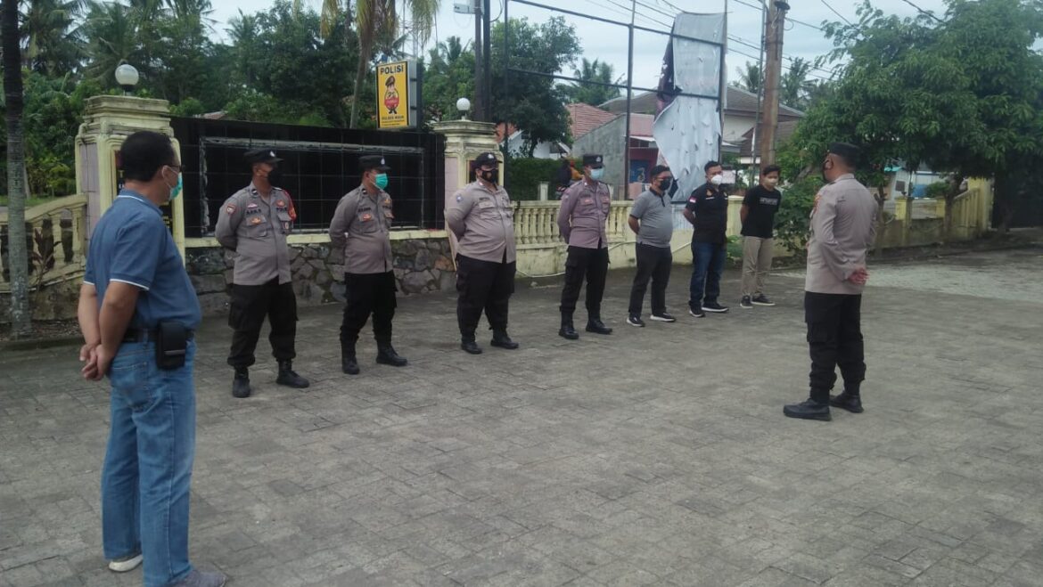 Kapolsek Mauk Polresta Tangerang Pimpin Apel Pagi Dan Beri Arahan