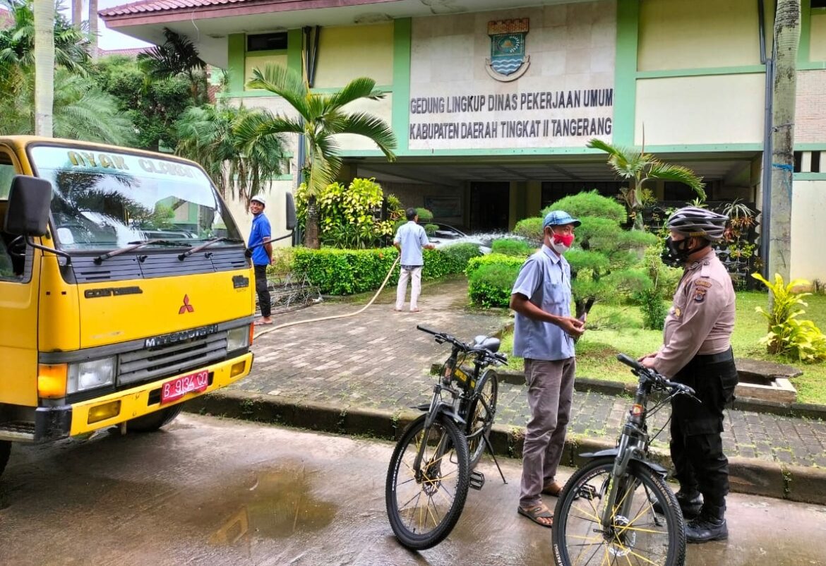 Satuan Samapta Polresta Tangerang Patroli Bersepeda, Intens Himbau Prokes Covid-19