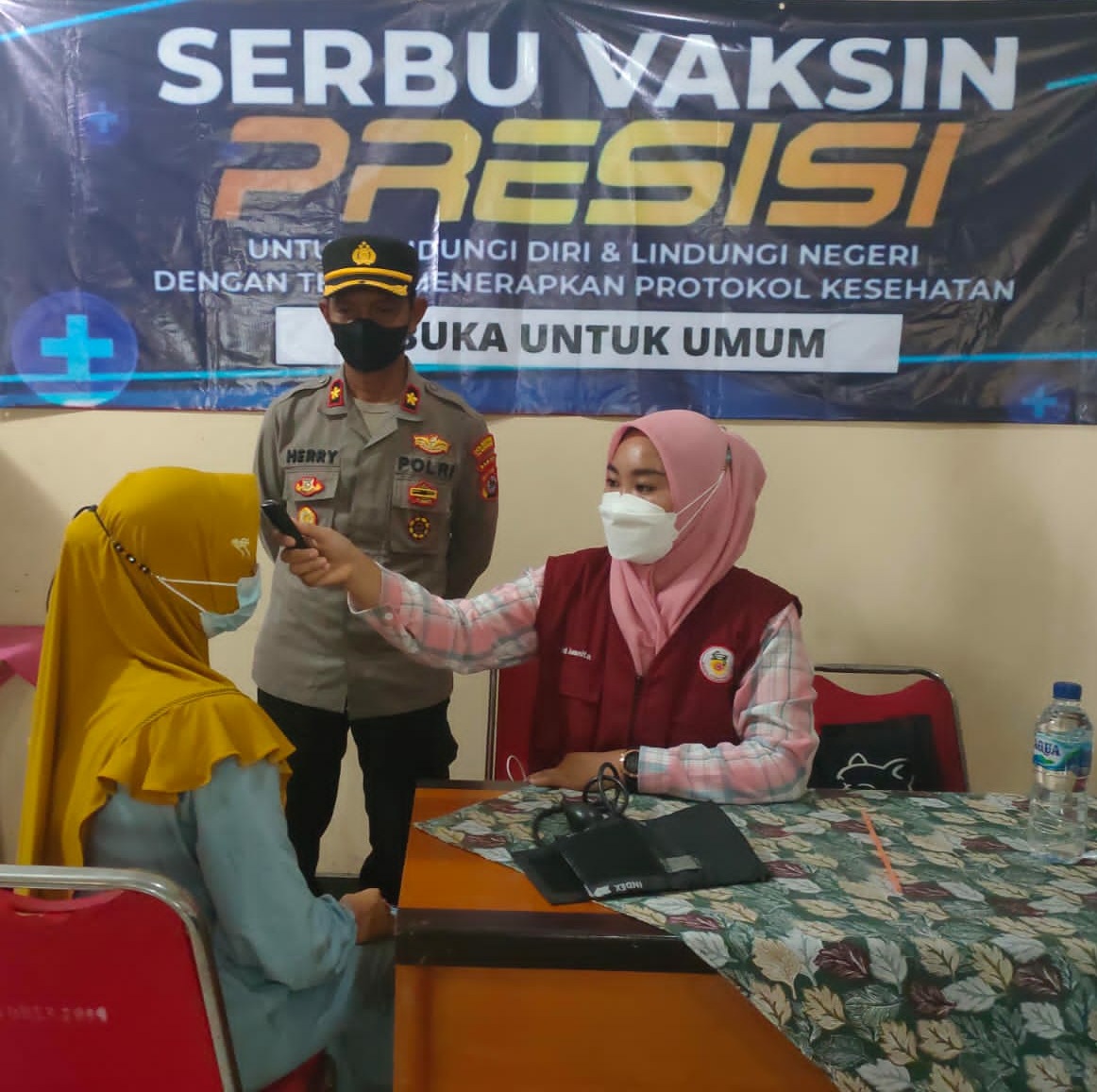 SERBU VAKSIN POLSEK BALARAJA SEERBU VAKSINASI PRESISI