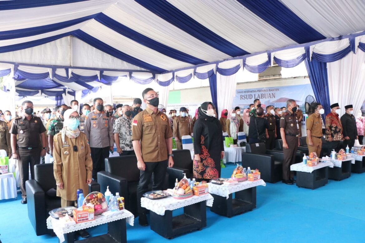 Bupati Lebak Hadiri Peletakan Batu Pertama Pembangunan RSUD Labuan dan RSUD Cilograng