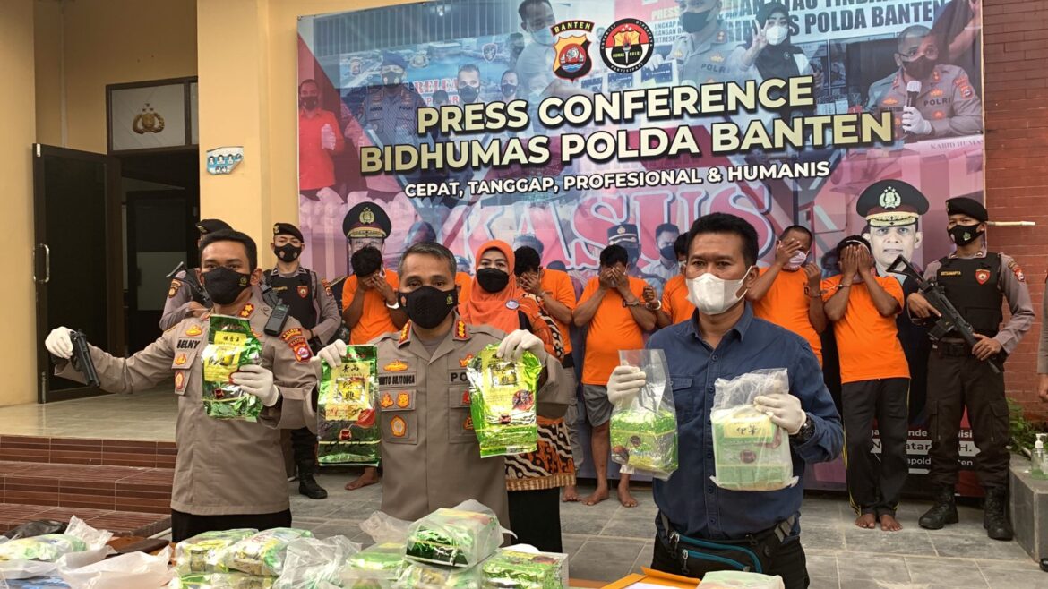 Berhasil Ungkap Kasus Besar di Pandeglang, Ini Pengungkapan Kasus Narkoba Polda Banten Pada Tahun 2022