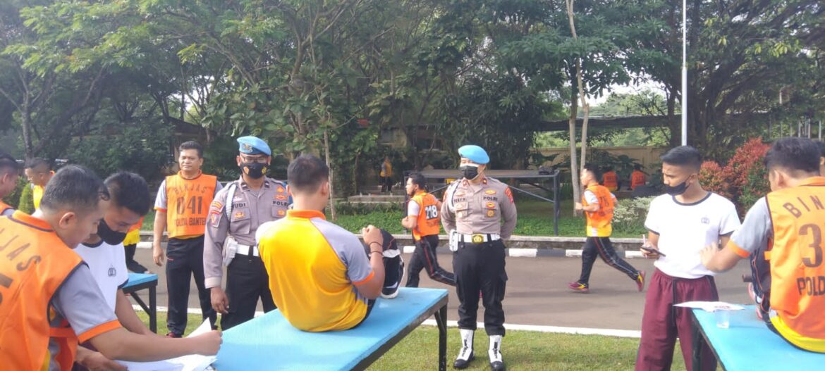 Bidpropam Polda Banten Awasi Kegiatan Kesamaptaan Jasmani Periodik Semester 1 Tahun 2022