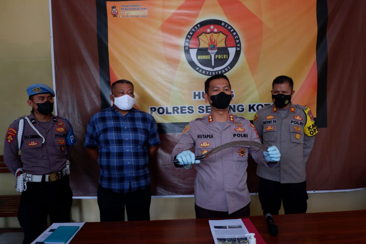 Polsek Walantaka Polres Serkot, amankan 3 orang pelajar asal Walantaka diduga hendak melakukan tawuran.