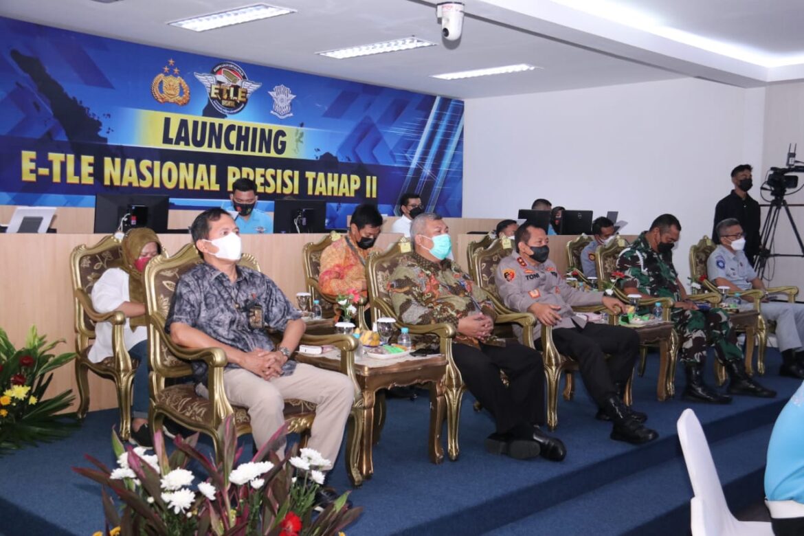 Kapolda Sumsel Ikuti Launcing   ETLE Nasional Presisi Tahap II