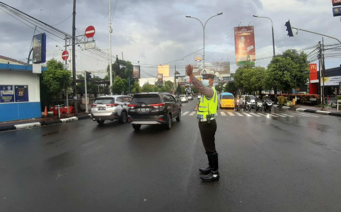 Satlantas Polresta Serkot Polda Banten Gelar Gatur Pagi Secara Rutin