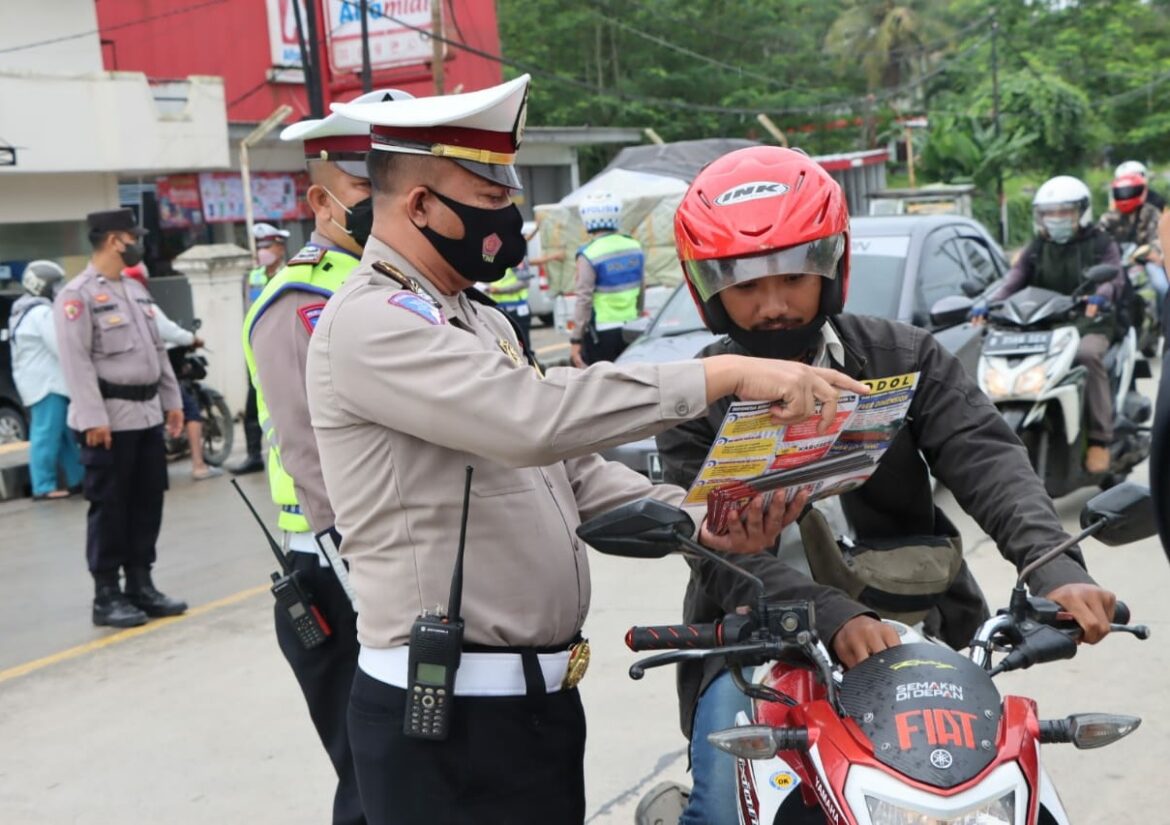 Polres Lebak Polda Banten Gelar Operasi Keselamatan Maung 2022