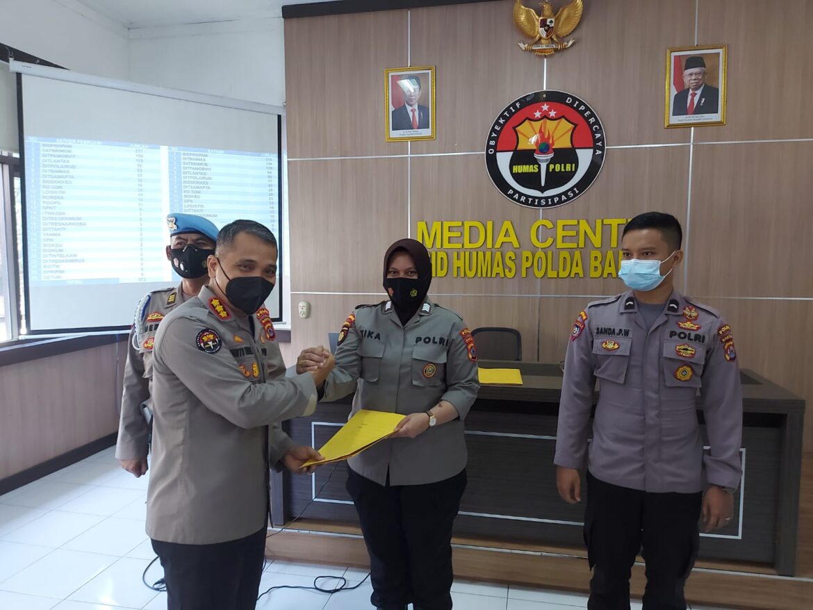 Kabid Humas Polda Banten Apresiasi PPID Satker Atas Rilis Teraktif Februari dan Maret 2022