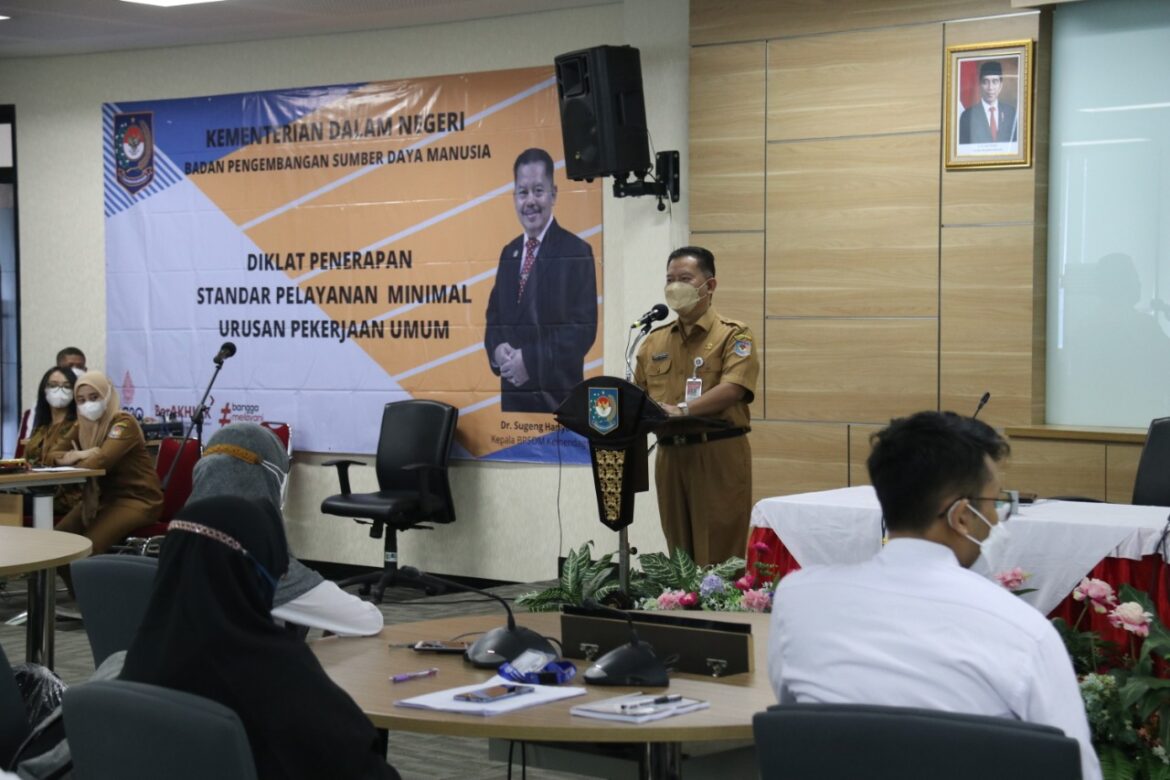 BPSDM Kemendagri Gelar Diklat Penerapan Standar Pelayanan Minimal Urusan Pekerjaan Umum