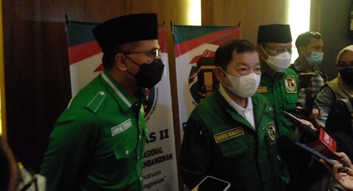 PPP menolak dengan keras, karena kasi dong, kesempatan pada partai lain menjadi presiden/wakil presoden
