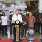 Kepala Jaksa Agung (Kejagung) RI Burhanuddin dalam keterangan persnya nengungkapkan
