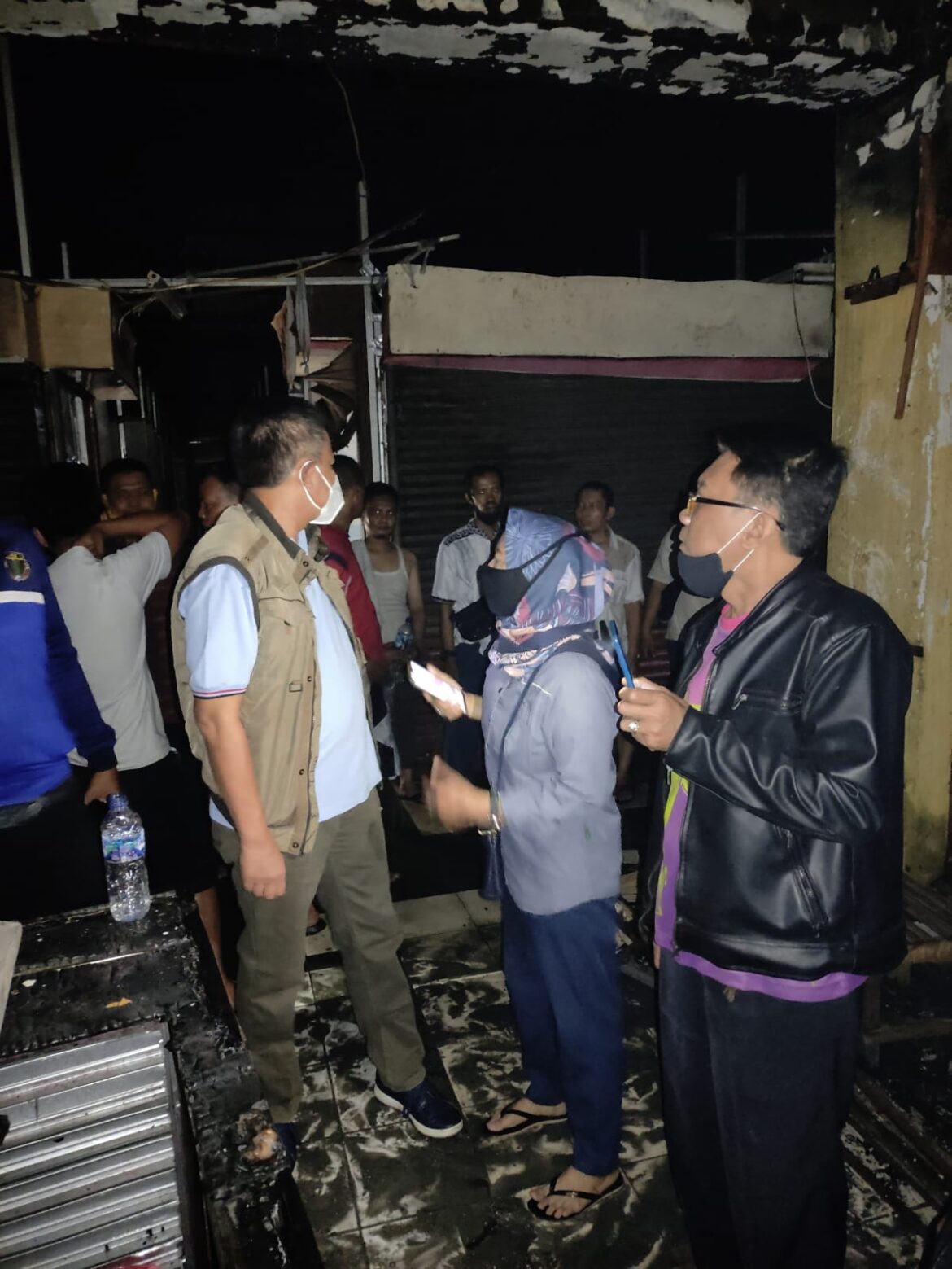 Kebakaran Di Pasar Bantargebang Akibatkan 4 Kios Rusak Berat