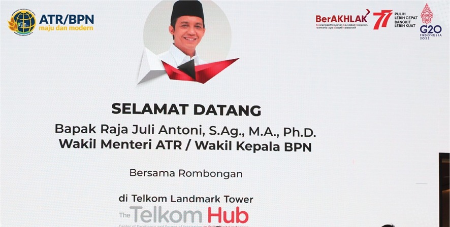 Studi Banding ke Telkom Indonesia, Wamen ATR/Waka BPN Ingin Terapkan Budaya Profesionalisme Korporasi
