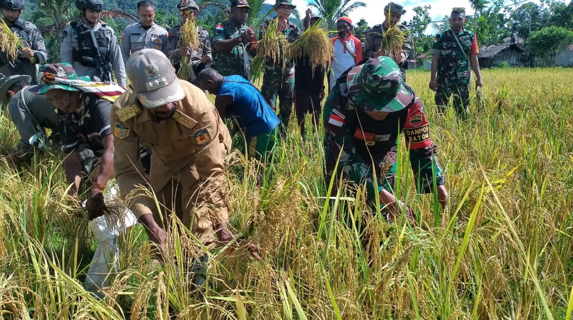 Satgas Pamtas, akan memacu semangat untuk bekerja sama untuk meningkatkan pangan