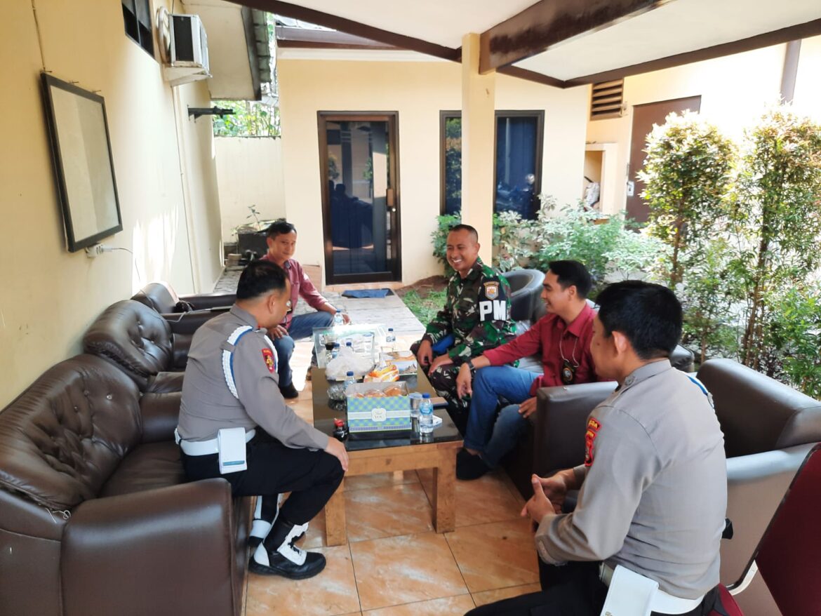 Guyub TNI-Polri, Bidpropam Polda Banten Terima Kunjungan Dandenpom-AL  Lanal Bante