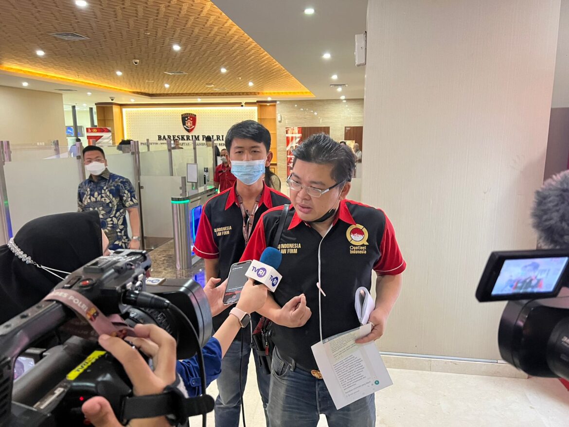 LQ INDONESIA LAWFIRM HADIRI GELAR PERKARA KHUSUS KASUS OSO SEKURITAS DENGAN TERLAPOR