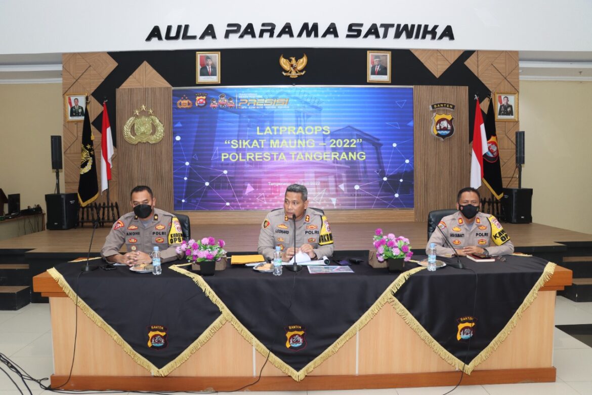 Operasi dilakukan dalam rangka mencegah kejadian 3C, premanis dan senpi ilegal