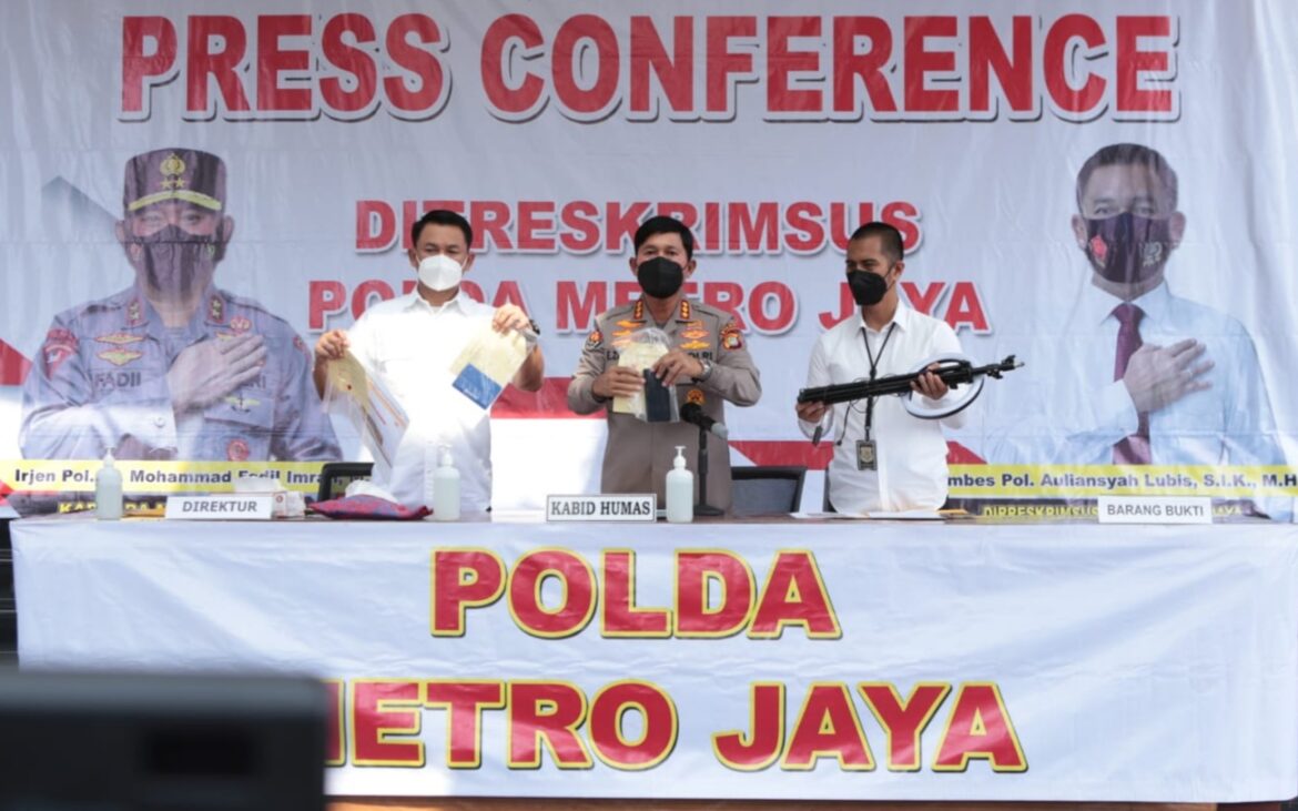 Polda Metro jaya Amankan Pelaku Penyebaran Pemberitaan Bohong yang Dapat Menimbulkan Keonaran Via Video Snack