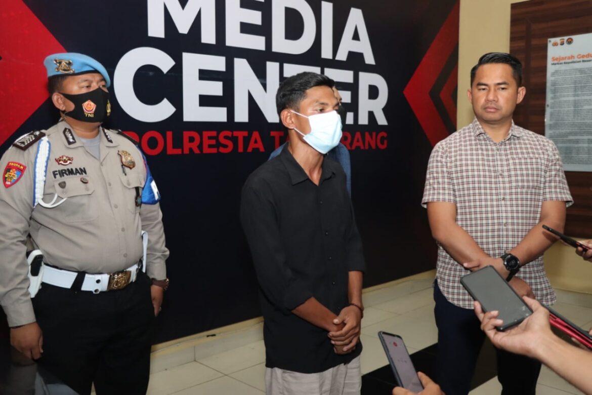 OKNUM LSM PERUSAK FASUM KANTOR DPRD  KABUPATEN TANGERANG DIAMANKAN POLRESTA TANGERANG. 