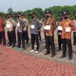 POLRES TANGERANG ADAKAN PERATURAN BARIS BERBARIS (PBB) CALON SISWA POLRI.
