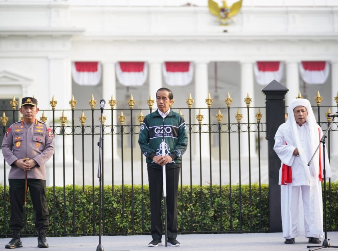 DI ACARA KIRAB MERAH PUTIH, KAPOLRI GELORAKAN SEMANGAT PERSATUAN KESATUAN BANGSA. 