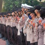 SETELAH 2 TAHUN PANDEMI COVID -19 POLDA BANTEN KEMBALI  GELAR APEL BERSAMA.