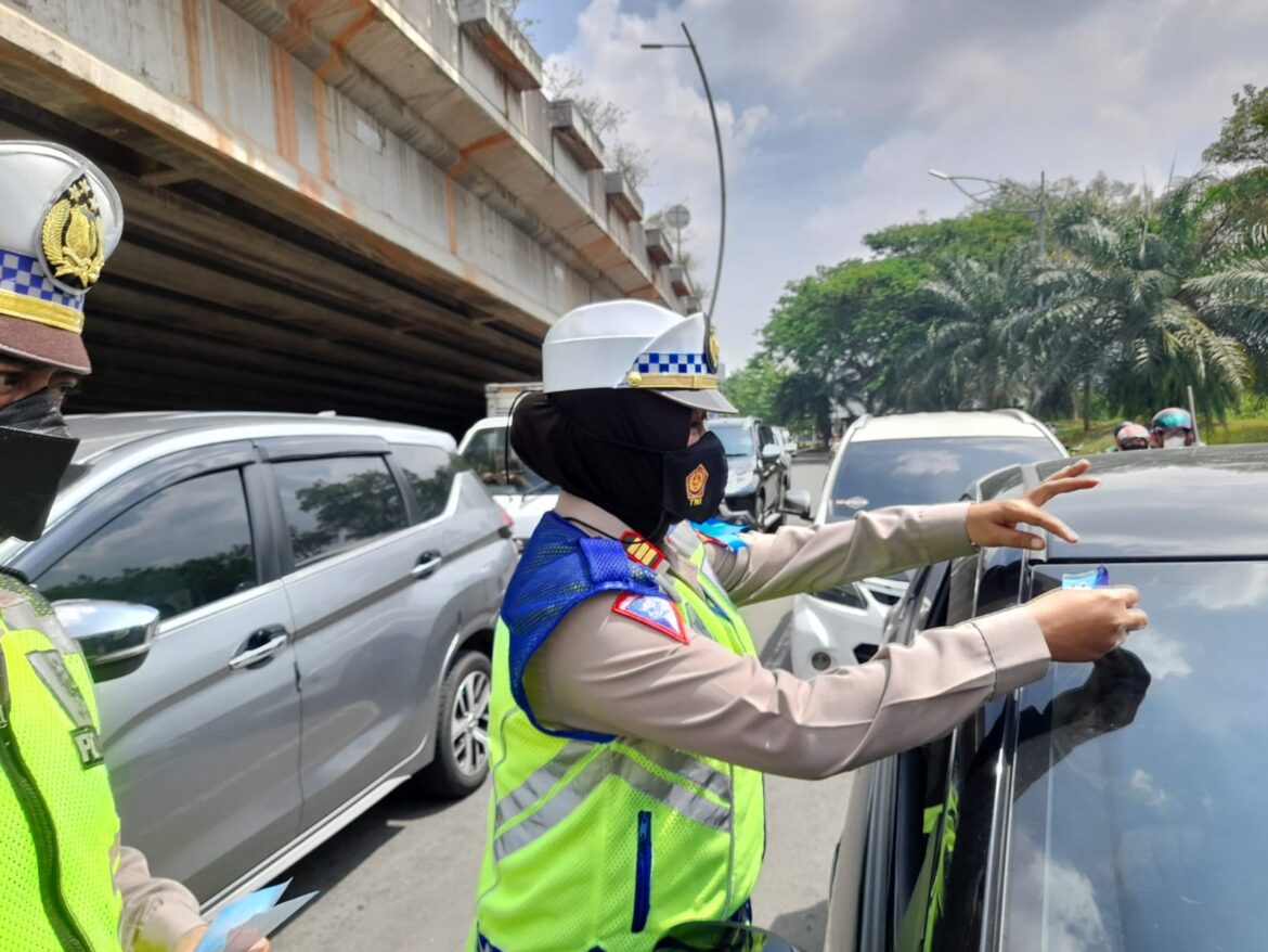 Operasi Zebra Jaya 2022 Digelar Satlantas Polres Met