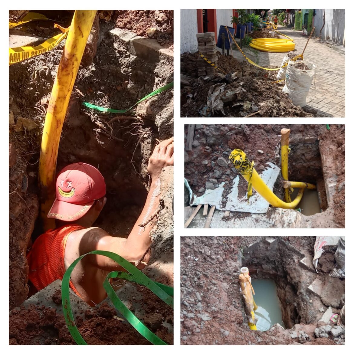 PENGERJAAN GALIAN PIPA GAS NEGARA (PGN), PT ANKI DIDUGA BELUM KANTONGI IJIN DARI DINAS TERKAIT DAN TERKESAN SEMERAWUT.