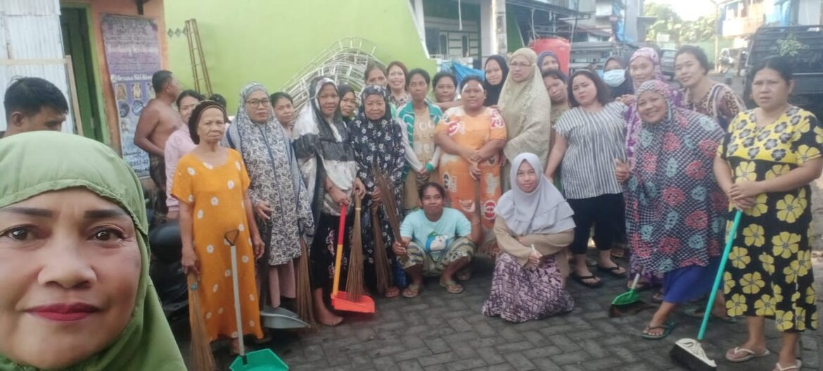 Warga Capoa Kelurahan Pannampu Kec.Tallo Kota Makassar tidak pernah tinggal diam demi sukseskan Program Pemerintah.