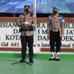Polresta Bandara Soekarno Hatta Laksanakan Apel Gelar Pasukan Operasi Keselamatan Jaya 2023