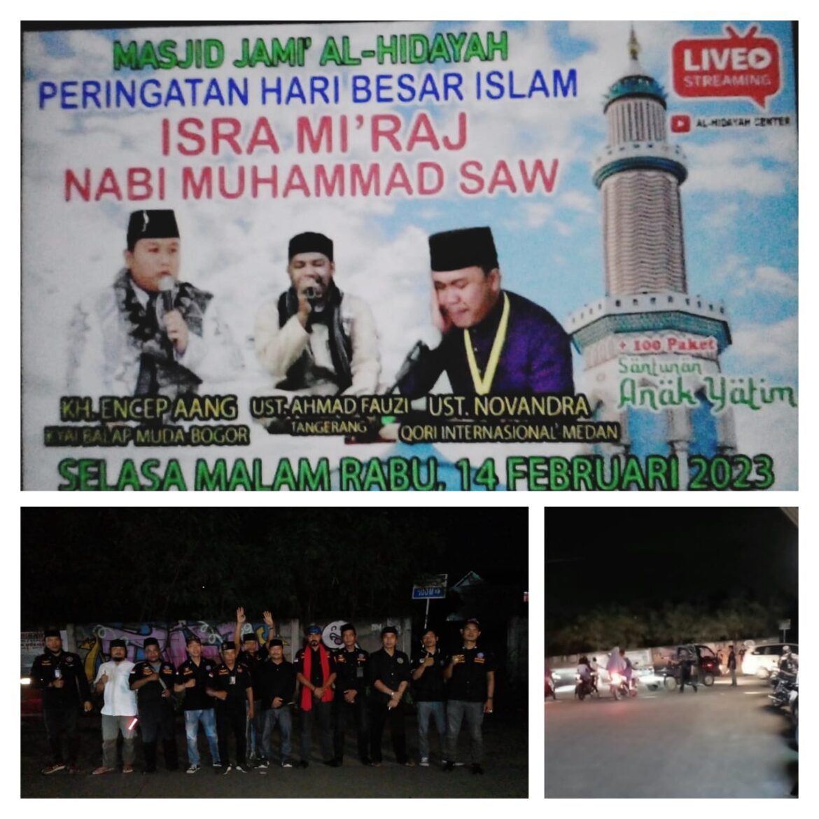 BPPKB DPAC Pasar Kemis Menjaga Kamtibmas Dalam Acara Peringatan Isra Mi’raj Nabi Muhammad SAW