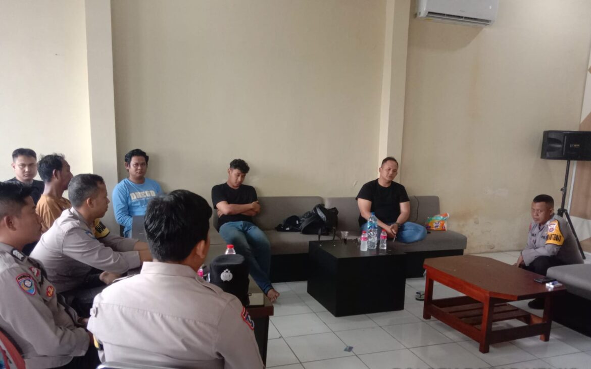 Kapolsek Pimpin Anev, Bahas tentang situasi Kamtibmas dan kinerja anggota