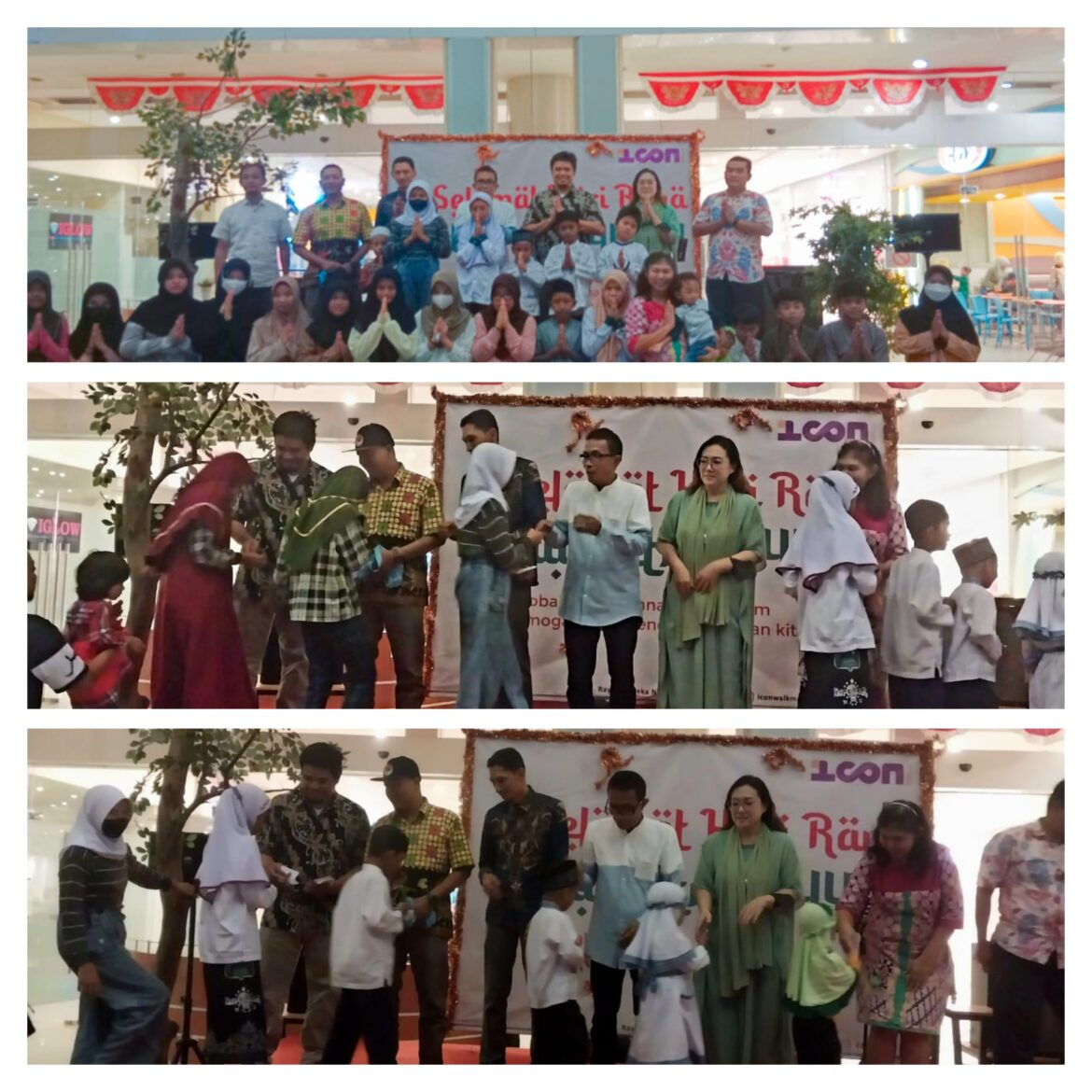 Berkah Ramadhan,Icon Walk Mall Cimone Bukber dan Berbagi Bingkisan Kepada Warga Sekitar