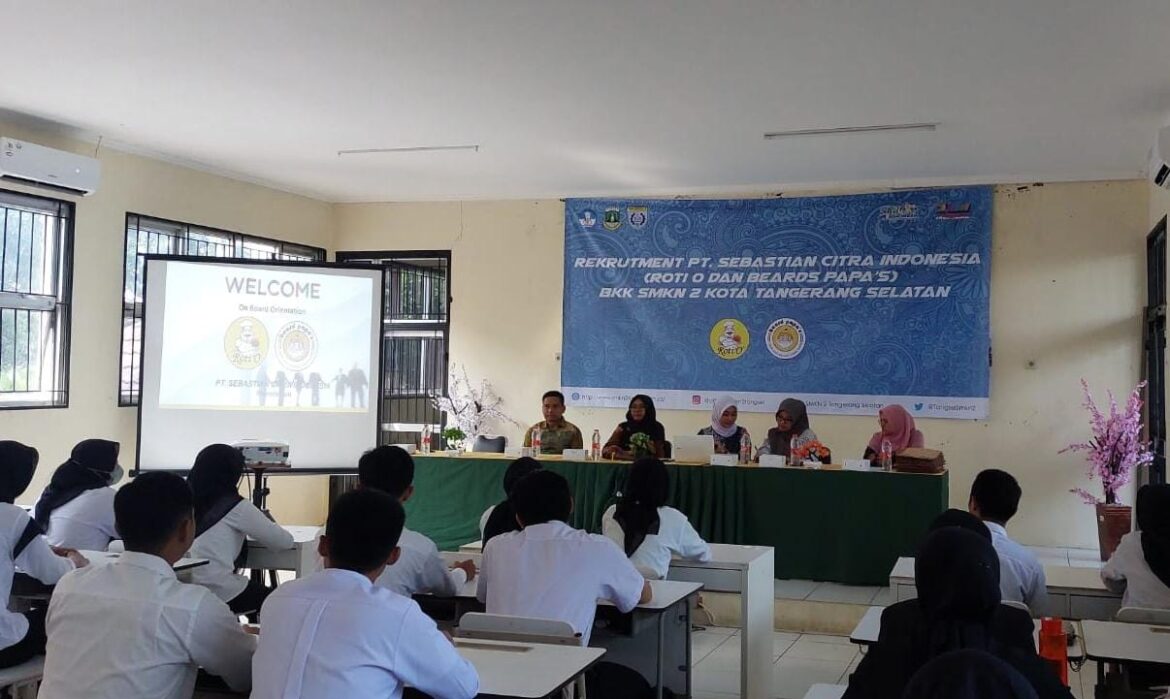 Keren, 76 Siswa Lulusan SMKN 2 Tangsel Ikuti Seleksi Rekrutment Kerja Di Perusahaan Roti “O” & Beard Papa’s