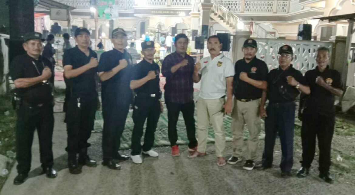 Pokdarkamtibmas Bhayangkara Cikupa Bantu Pengamanan Tabligh Akbar Dalam Rangka Tasyakuran