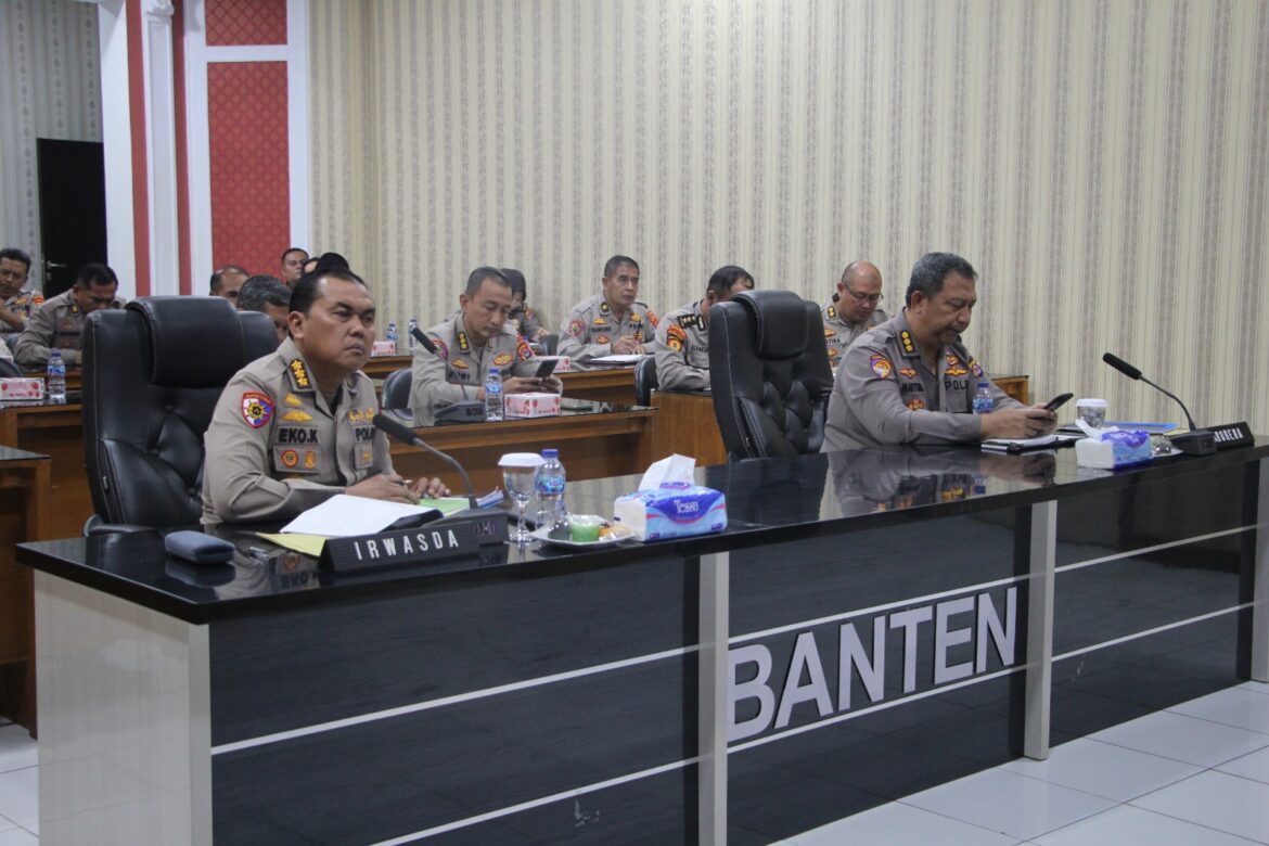 Polda Banten Ikuti Sosialisasi Survei Penilaian Integritas