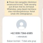 Penipuan sistim jaringan whatsapp sudah marak di tangerang, ia tak segan-segan pengacaman.